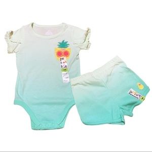 *5/$20* NWTGaranimals Green Ombré Matching Set 18M